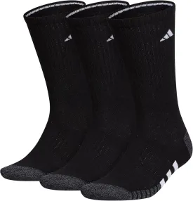 adidas Men's Cushioned Crew Socks Above The Ankle Fit with Arch Compression (3 Pairs)