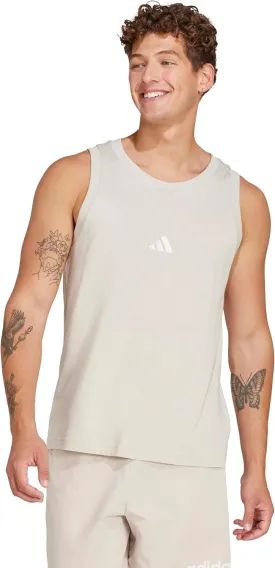 adidas Men's Essentials Small Logo Single Jersey Tank Top