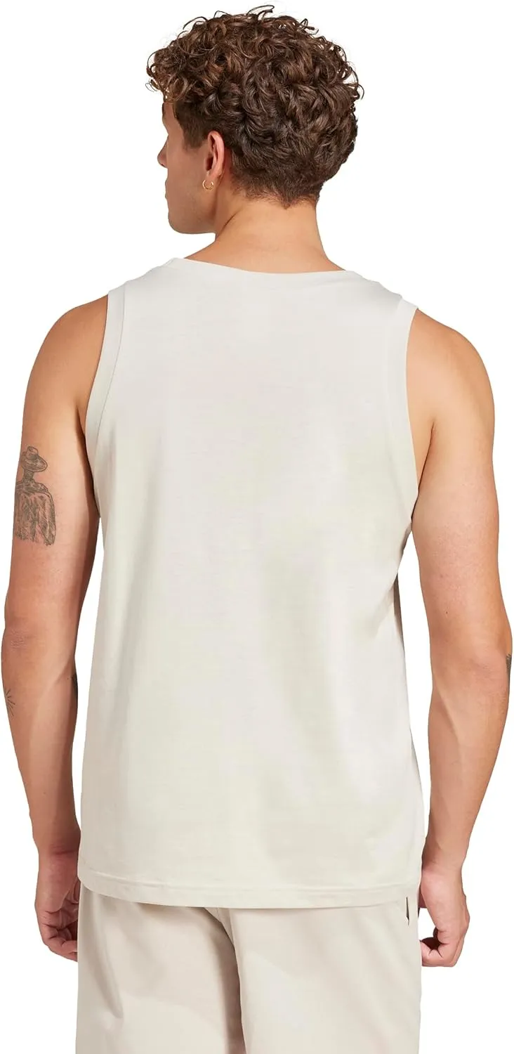 adidas Men's Essentials Small Logo Single Jersey Tank Top
