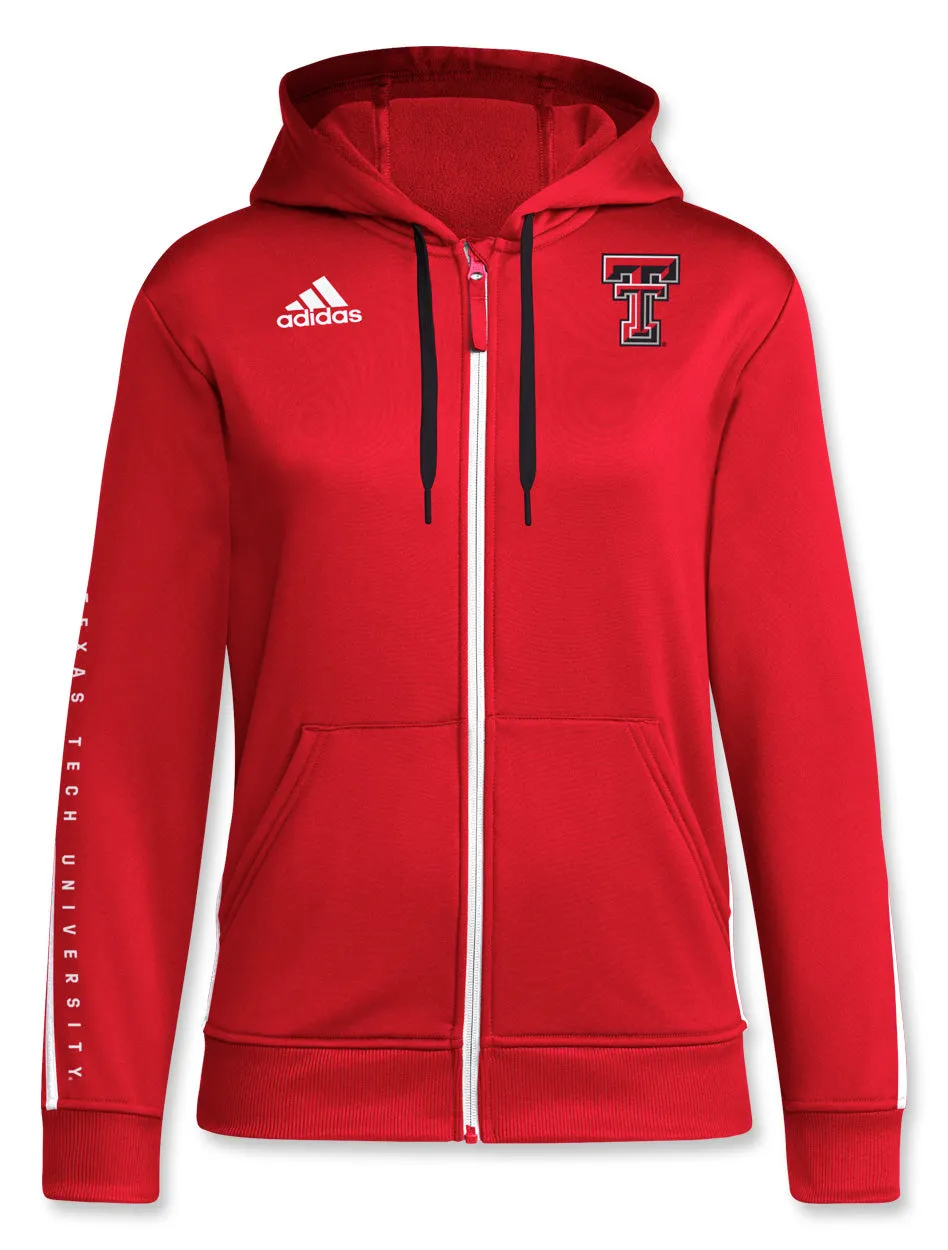 Adidas Texas Tech "Sideline Athletic" Women's 2024 Full Zip Knit Jacket