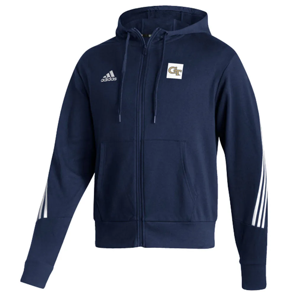 Georgia Tech Adidas Full Zip Fashion Hood