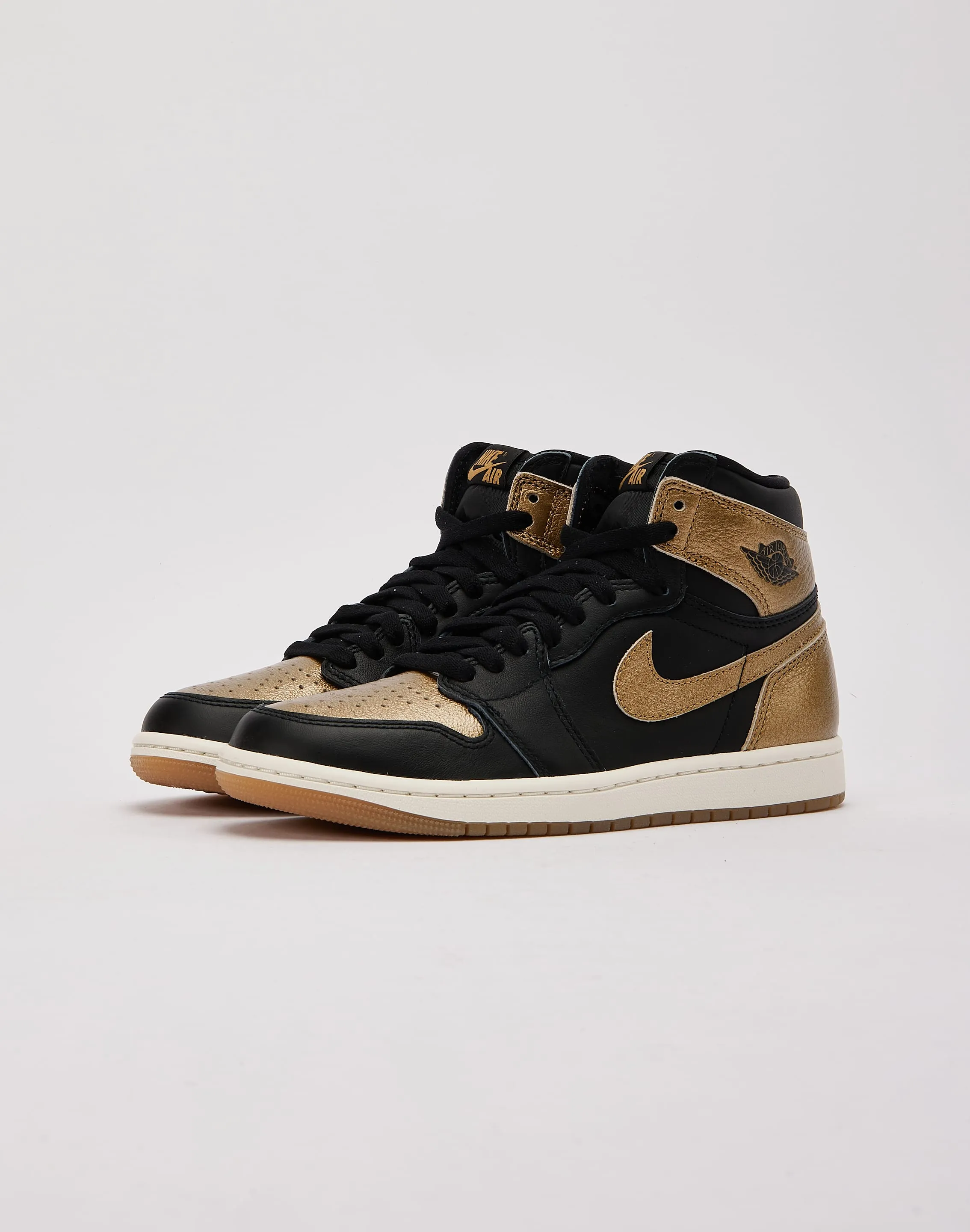 Jordan Air Jordan 1 Retro High OG ‘Black And Gold’ Grade-School