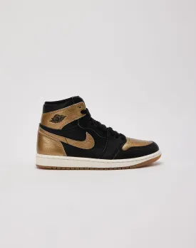 Jordan Air Jordan 1 Retro High OG ‘Black And Gold’ Grade-School