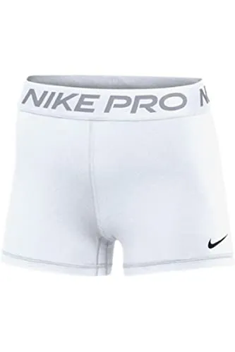 Nike Women's Pro 365 3 Inch Shorts Medium White