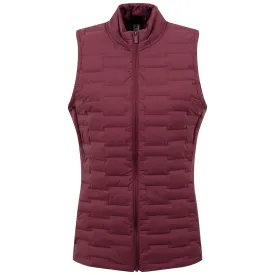 Womens Frostguard Full Zip Vest Quiet Crimson - AW22